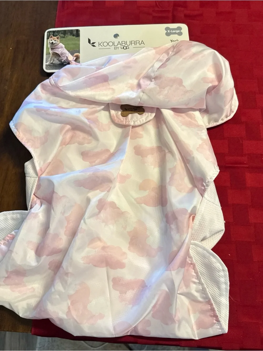 Koolaburra by UGG Pink Cloud Dog Raincoat